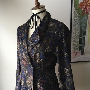 🍰 Vintage 1980’s Dawn Joy Baroque Floral Jacket